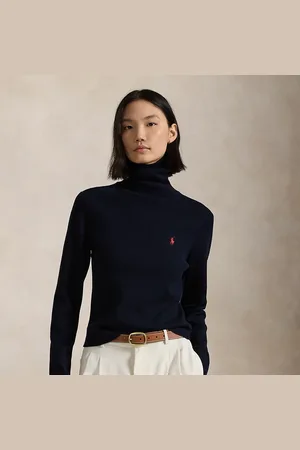 Ralph Lauren Rollkragenpullover aus Baumwollmischung