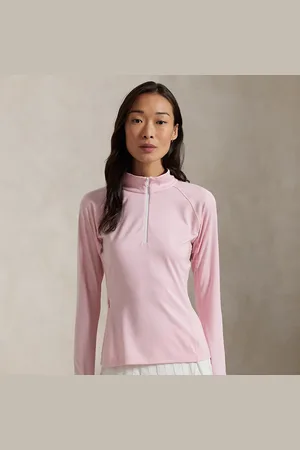 Ralph Lauren Jerseypullover mit Viertelreißverschluss