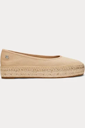 Ralph Lauren Ballerina-Espadrille Luize aus Segeltuch