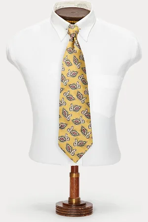 Ralph Lauren Handgefertigte Seidenjacquard-Krawatte