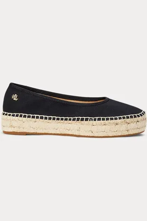 Ralph Lauren Ballerina-Espadrille Luize aus Segeltuch