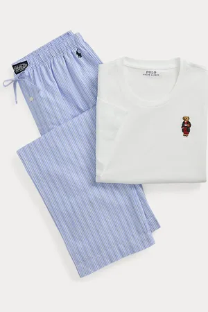 Ralph Lauren Baumwoll-Pyjama mit Polo Bear