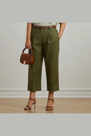 Ralph Lauren Plus Größen - 7/8-Hose aus Baumwollstretch