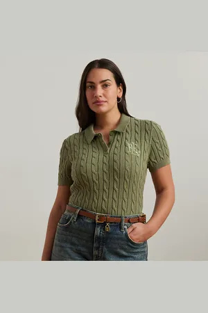 Ralph Lauren Plus Größen - Polo-Pullover mit Zopfmuster