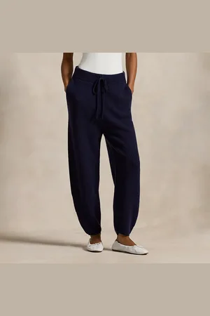 Ralph Lauren Kaschmir-Woll-Hose in Rippenstrick