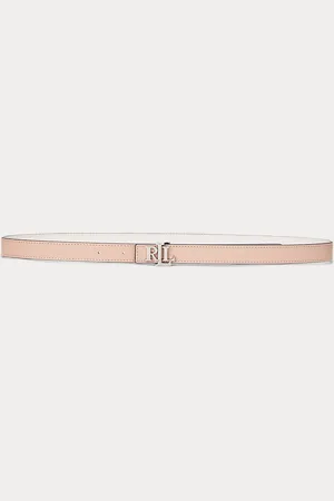 Ralph Lauren Schmaler wendbarer Ledergürtel mit Logo
