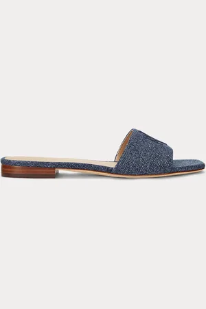 Ralph Lauren Sandale Everley aus vorgewaschenem Denim