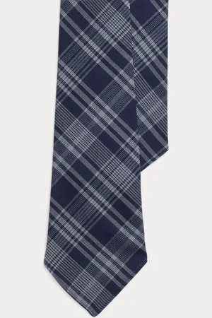 Ralph Lauren Karierte Vintage-Baumwollkrawatte