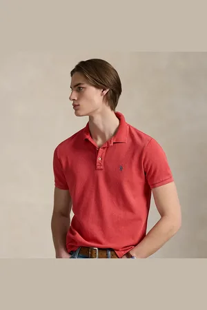 Ralph Lauren Custom-Slim-Fit Poloshirt aus Spa-Terry