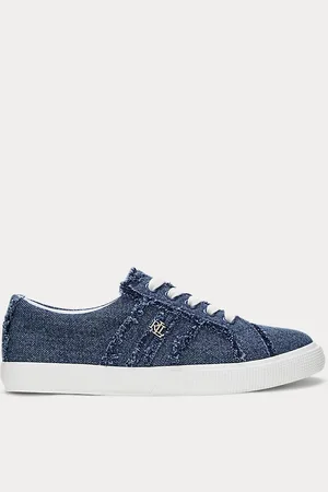 Ralph Lauren Sneaker Janson aus ausgefransten Denim