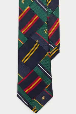 Ralph Lauren Patchwork-Seidenkrawatte