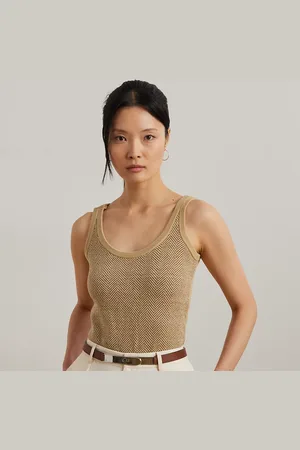 Ralph Lauren Pullunder aus Fischgratstoff und Jersey