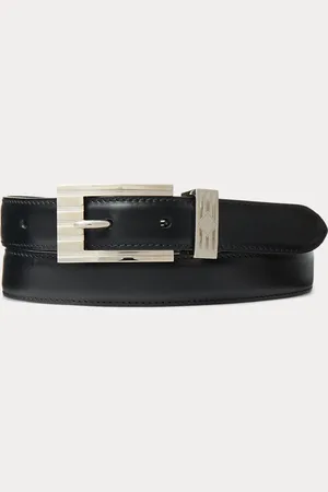 Ralph Lauren Ledergürtel mit gerillter Schnalle