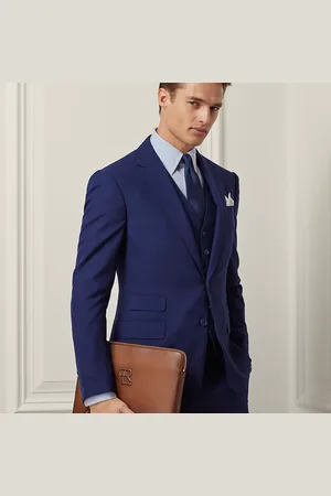 Ralph Lauren Techniktasche aus poliertem Kalbsleder