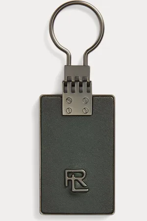Ralph Lauren Leder-Schlüsselanhänger mit Monogramm