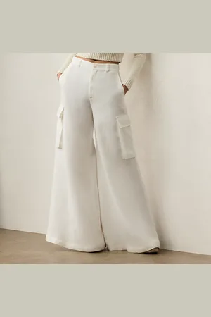 Ralph Lauren Leinen-Cargohose Carry mit weitem Bein