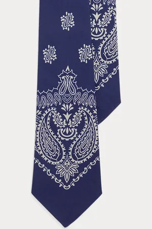Ralph Lauren Bandana-Baumwollkrawatte im Vintage-Stil
