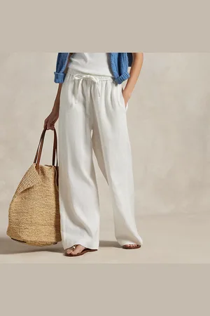 Ralph Lauren Leinenhose mit geradem Bein