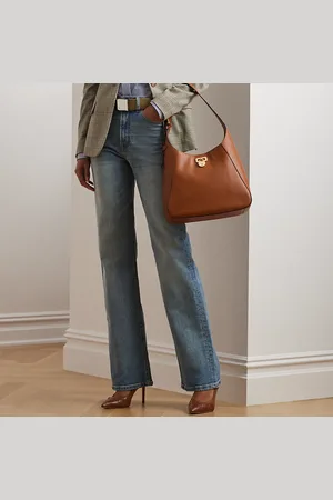 Ralph Lauren Jeans mit hoher Leibhöhe und weitem Bein