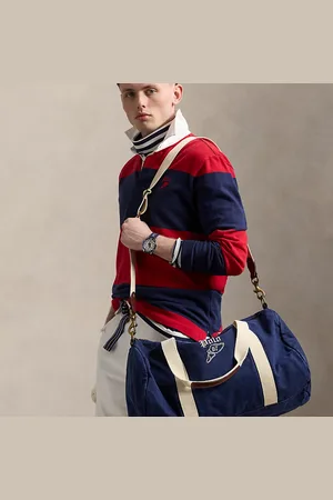 Ralph Lauren Bestickte Reisetasche aus Segeltuch