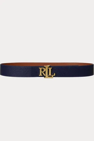 Ralph Lauren Breiter Wendegürtel aus Narbenleder