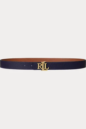 Ralph Lauren Wendegürtel aus Narbenleder mit Logo