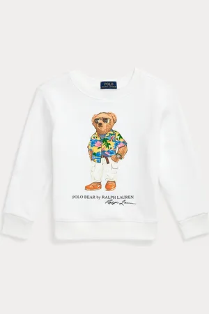 Ralph Lauren Fleece-Sweatshirt mit Polo Bear