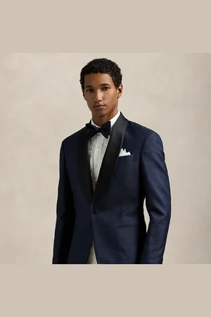 Ralph Lauren Karierte Tailored-Fit Polo-Smokingjacke