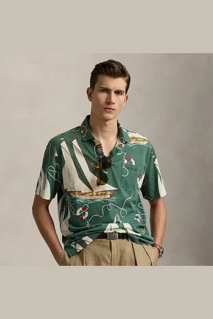 Ralph Lauren Classic-Fit Poloshirt mit Segelbootmotiv