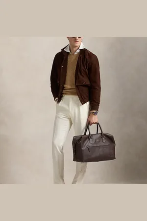 Ralph Lauren Reisetasche aus Narbenleder