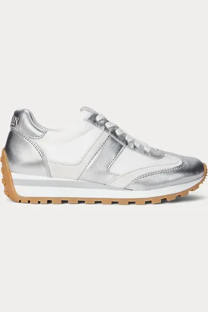 Ralph Lauren Sneaker Dani mit Metallic-Leder