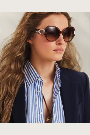 Ralph Lauren Sonnenbrille Stirrup mit Pavé