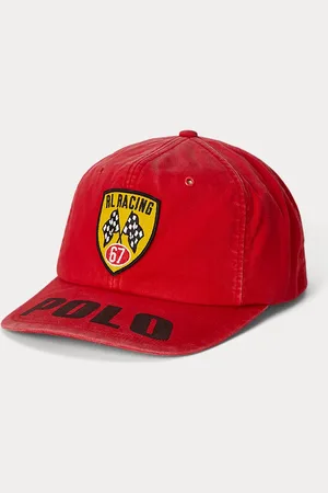 Ralph Lauren Baseballkappe mit Motorsportaufnäher