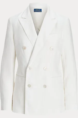 Ralph Lauren Zweireihiger Leinenblazer