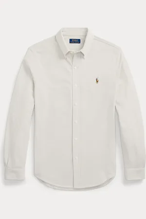 Ralph Lauren Baumwollpiqué-Oxfordhemd