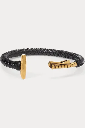 Ralph Lauren Armreif mit Poloschläger aus Messing