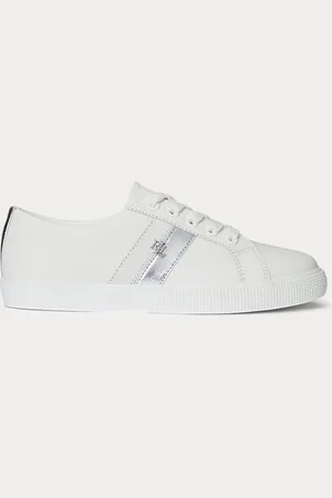 Ralph Lauren Sneaker Janson II mit Metallic-Besatz