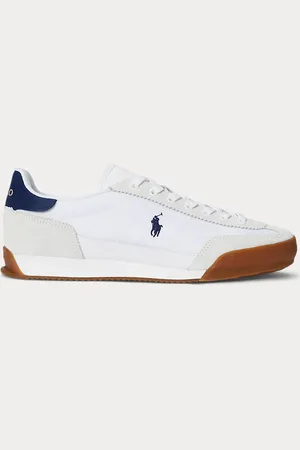 Ralph Lauren Wildleder-Segeltuch-Sneaker Hester