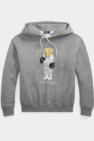 Ralph Lauren Fleece-Kapuzenpullover mit Polo Bear