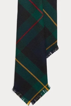 Ralph Lauren Tartan-Wollkrawatte im Vintage-Stil