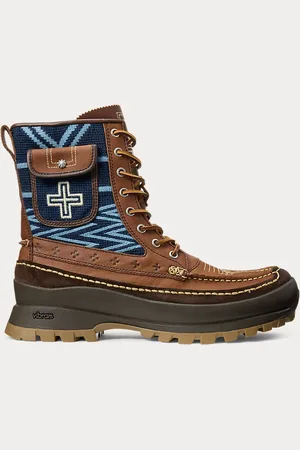 Ralph Lauren Bestickter Stiefel PRL x Naiomi Glasses
