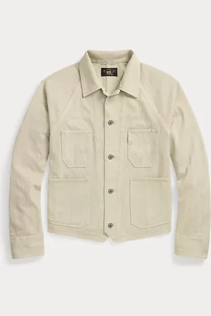 Ralph Lauren Twilljacke mit Fischgratmuster