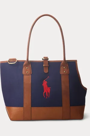 Ralph Lauren Haustier-Tragetasche aus Segeltuch