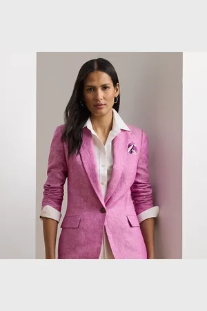 Ralph Lauren Fischgratblazer aus Leinen