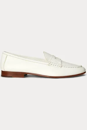 Ralph Lauren Pennyloafer aus Narbenleder