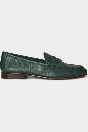 Ralph Lauren Pennyloafer aus Narbenleder