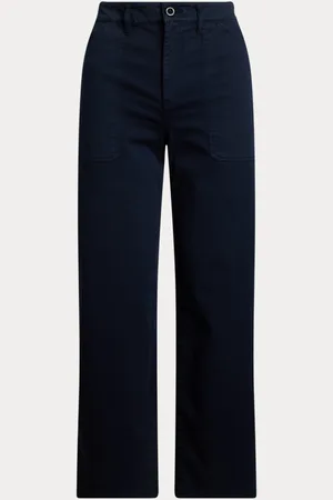 Ralph Lauren Chinohose in 3/4-Länge mit weitem Bein