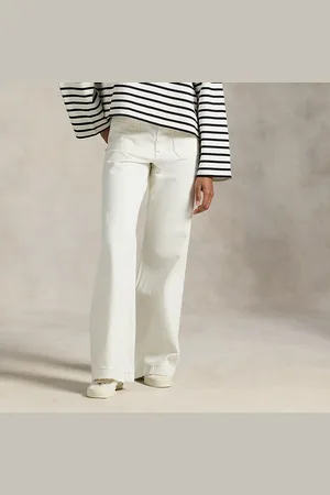 Ralph Lauren Denim-Matrosenhose mit weitem Bein