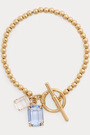 Ralph Lauren Flex-Armband mit vergoldeten Perlen