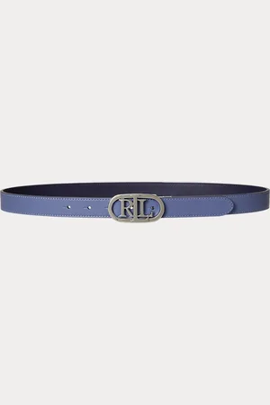 Ralph Lauren Schmaler wendbarer Ledergürtel mit Logo
